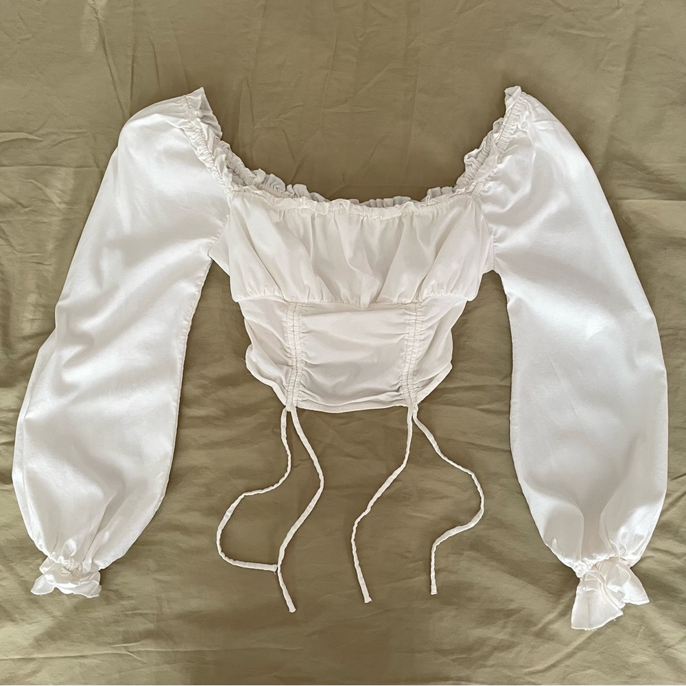 Corset Puff Sleeve Top